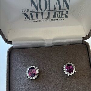 Nolan Miller clip-on earrings
